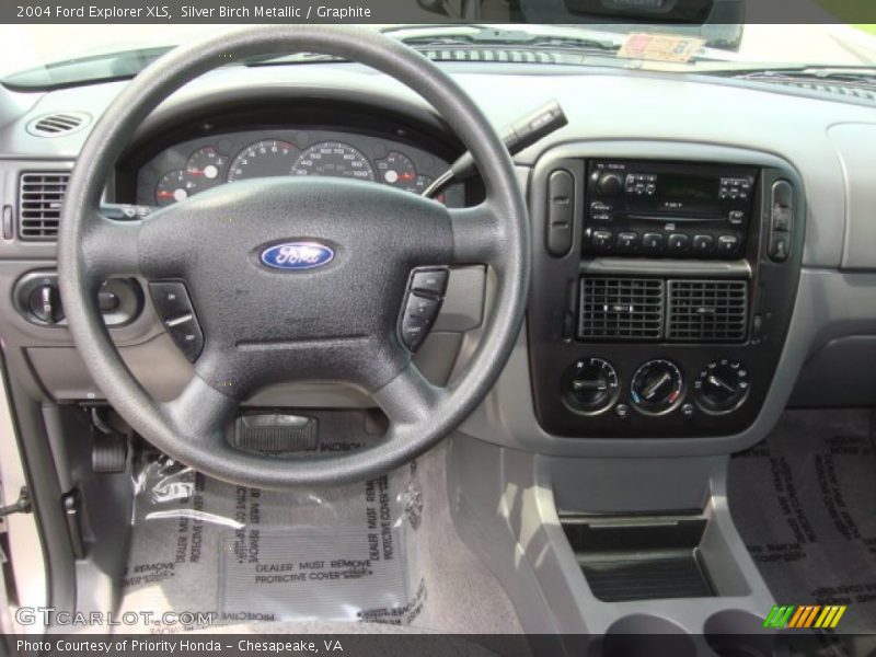 Silver Birch Metallic / Graphite 2004 Ford Explorer XLS