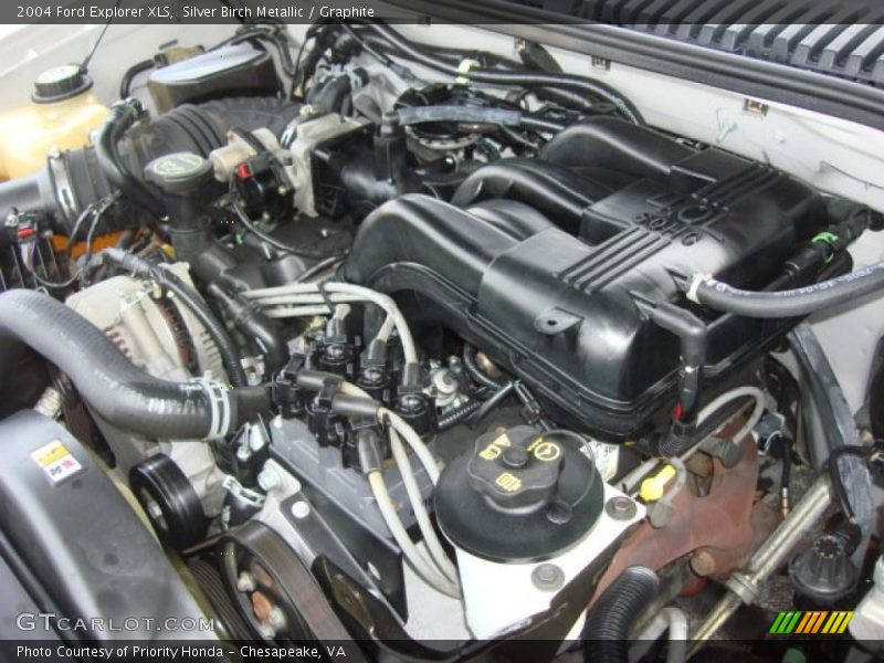 Silver Birch Metallic / Graphite 2004 Ford Explorer XLS