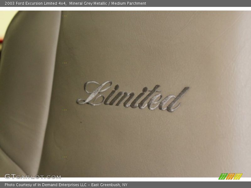 Mineral Grey Metallic / Medium Parchment 2003 Ford Excursion Limited 4x4