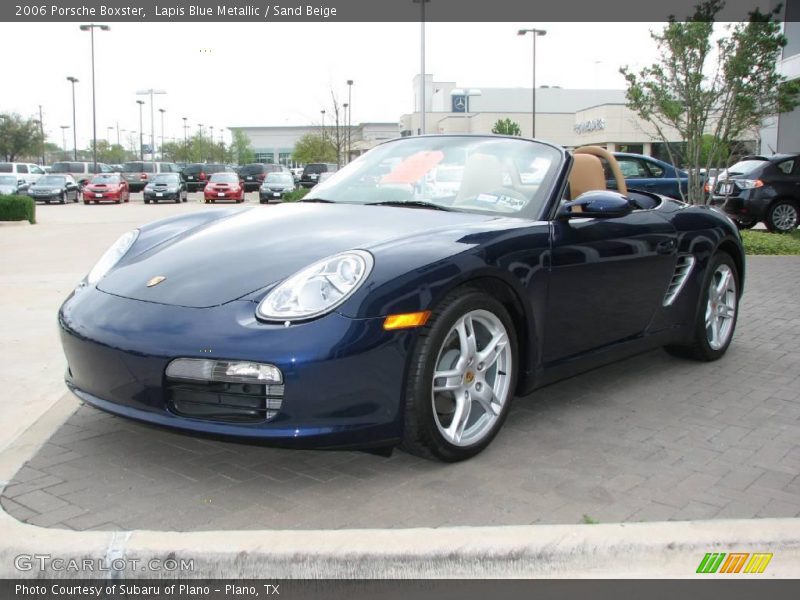 Lapis Blue Metallic / Sand Beige 2006 Porsche Boxster
