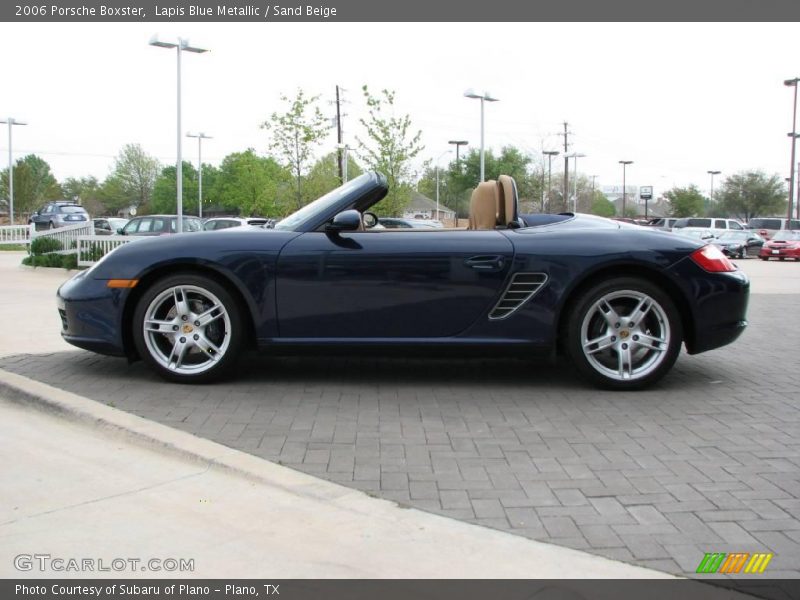Lapis Blue Metallic / Sand Beige 2006 Porsche Boxster