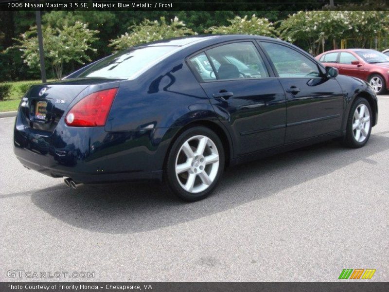 Majestic Blue Metallic / Frost 2006 Nissan Maxima 3.5 SE