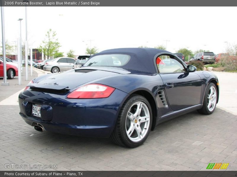 Lapis Blue Metallic / Sand Beige 2006 Porsche Boxster