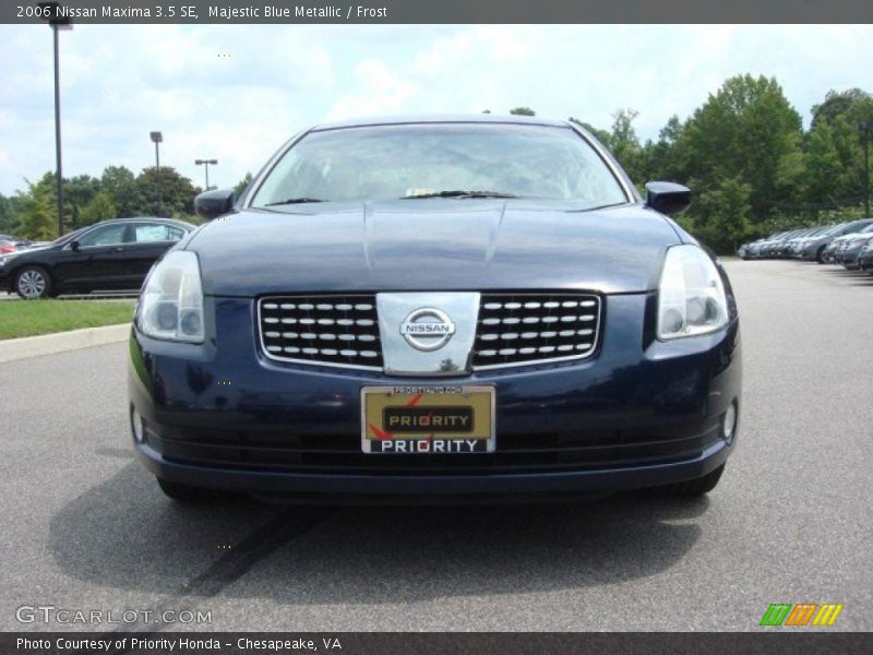 Majestic Blue Metallic / Frost 2006 Nissan Maxima 3.5 SE