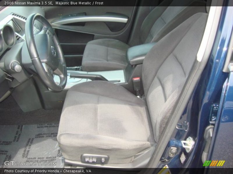 Majestic Blue Metallic / Frost 2006 Nissan Maxima 3.5 SE