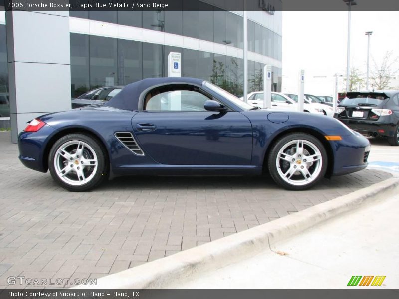 Lapis Blue Metallic / Sand Beige 2006 Porsche Boxster