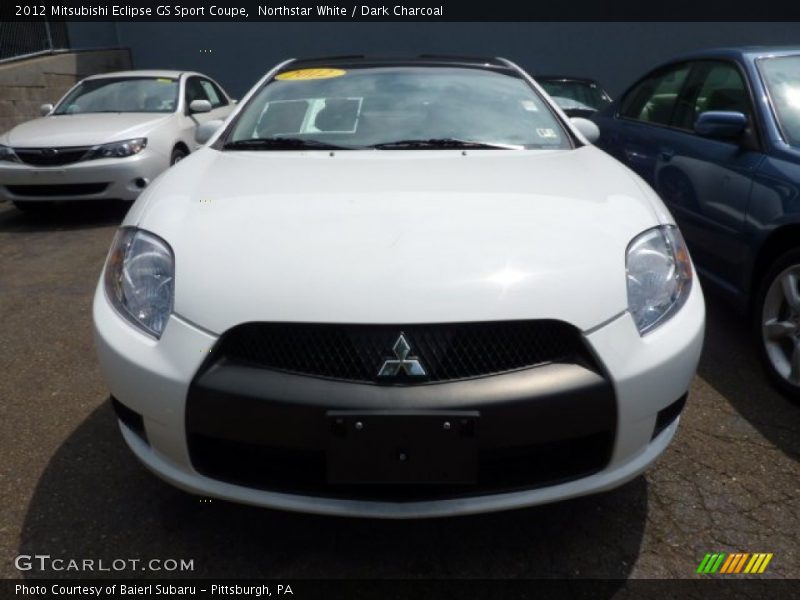 Northstar White / Dark Charcoal 2012 Mitsubishi Eclipse GS Sport Coupe