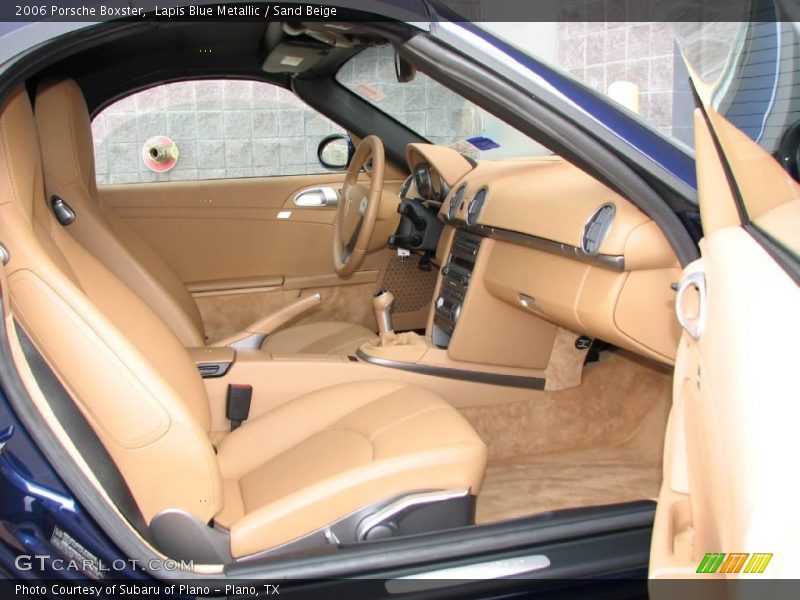 Lapis Blue Metallic / Sand Beige 2006 Porsche Boxster