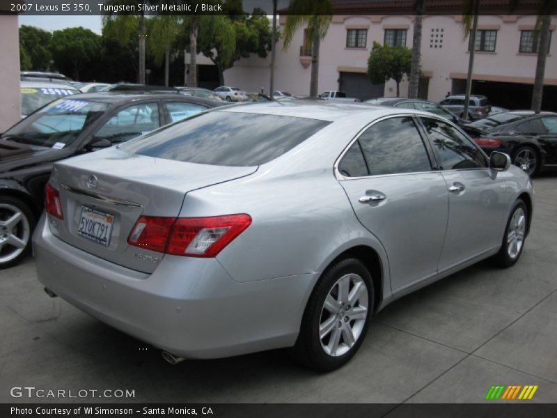 Tungsten Silver Metallic / Black 2007 Lexus ES 350