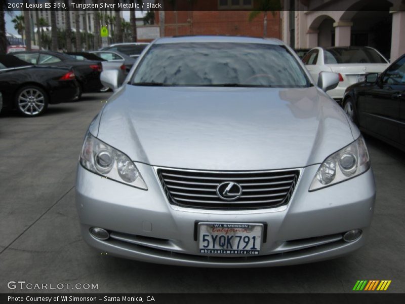 Tungsten Silver Metallic / Black 2007 Lexus ES 350