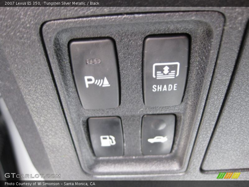 Tungsten Silver Metallic / Black 2007 Lexus ES 350