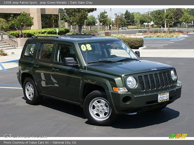 Jeep Green Metallic / Dark Slate Gray 2008 Jeep Patriot Sport