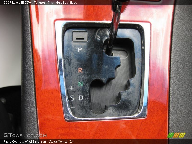Tungsten Silver Metallic / Black 2007 Lexus ES 350