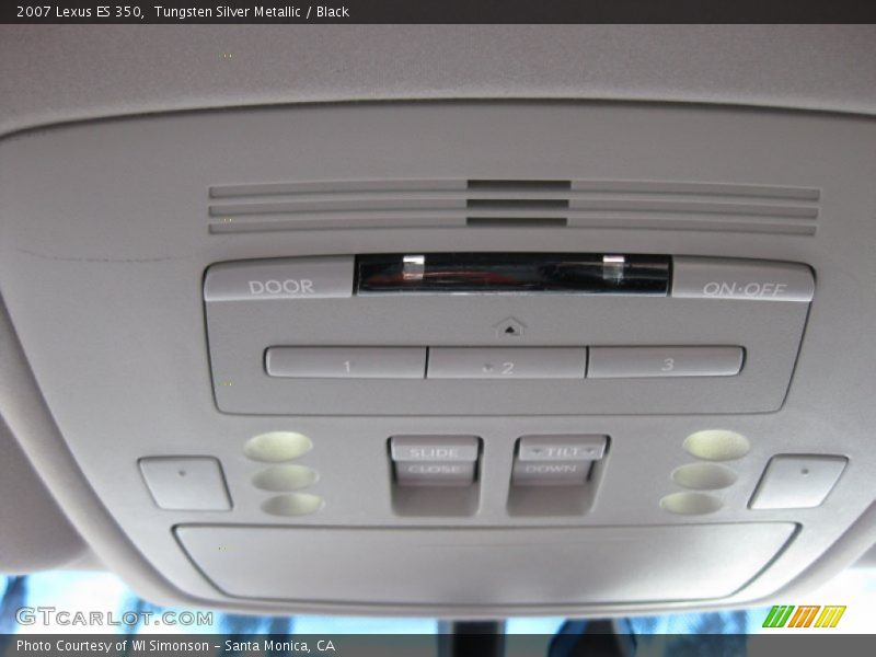 Tungsten Silver Metallic / Black 2007 Lexus ES 350