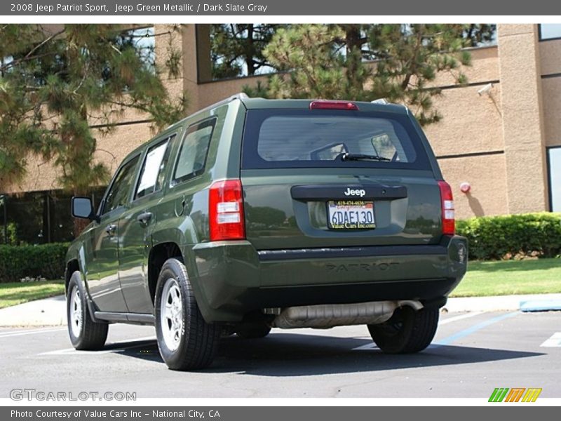 Jeep Green Metallic / Dark Slate Gray 2008 Jeep Patriot Sport