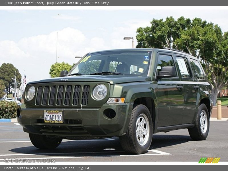 Jeep Green Metallic / Dark Slate Gray 2008 Jeep Patriot Sport