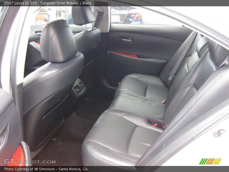 Tungsten Silver Metallic / Black 2007 Lexus ES 350