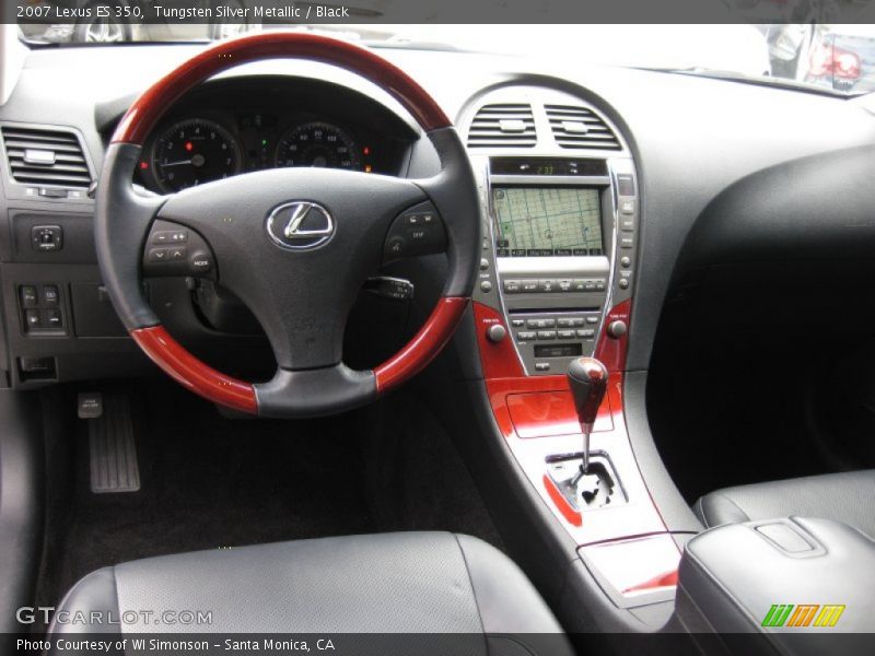 Tungsten Silver Metallic / Black 2007 Lexus ES 350
