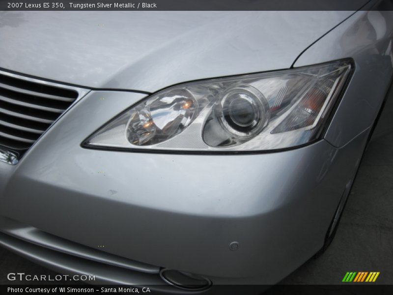 Tungsten Silver Metallic / Black 2007 Lexus ES 350