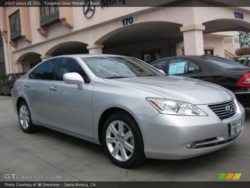 Tungsten Silver Metallic / Black 2007 Lexus ES 350