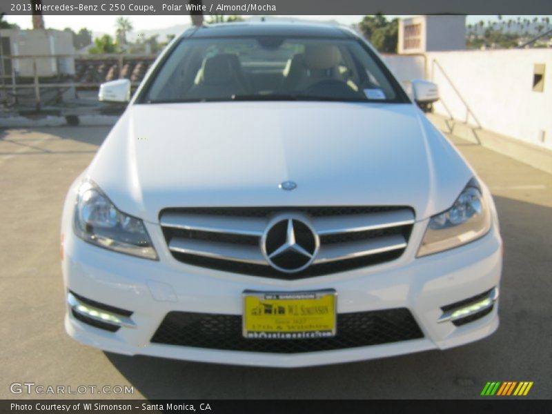 Polar White / Almond/Mocha 2013 Mercedes-Benz C 250 Coupe