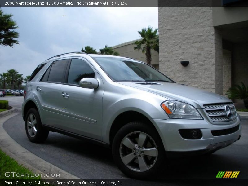 Iridium Silver Metallic / Black 2006 Mercedes-Benz ML 500 4Matic