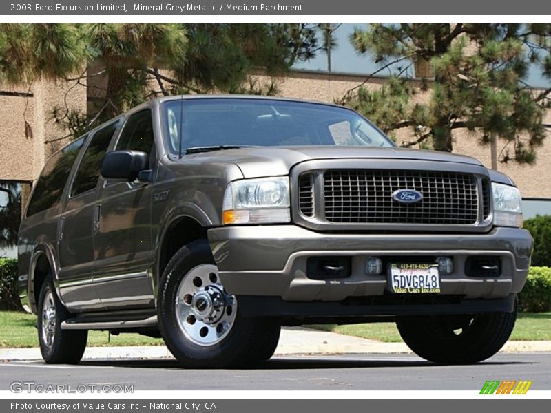 Mineral Grey Metallic / Medium Parchment 2003 Ford Excursion Limited