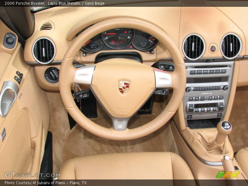 Lapis Blue Metallic / Sand Beige 2006 Porsche Boxster