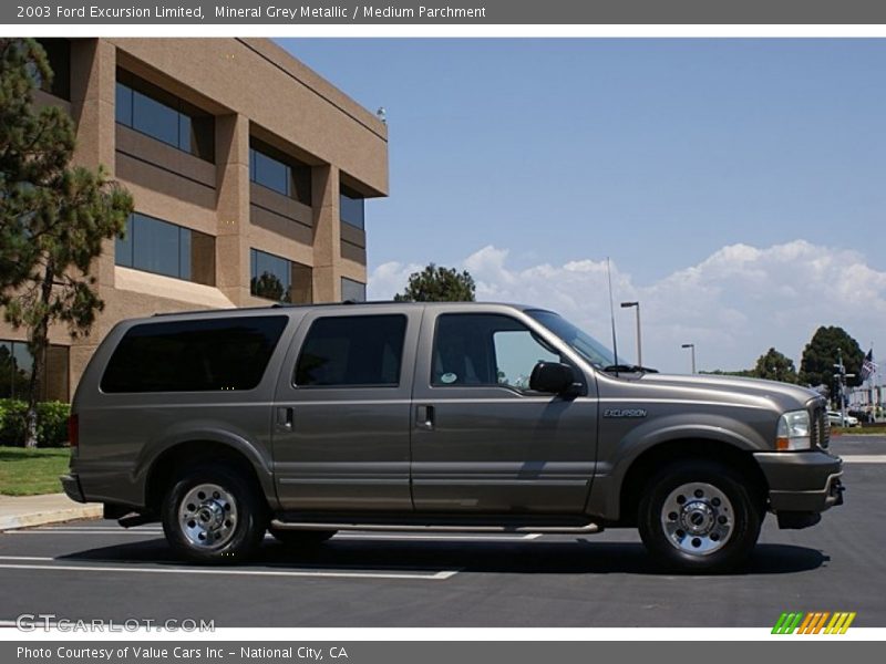 Mineral Grey Metallic / Medium Parchment 2003 Ford Excursion Limited