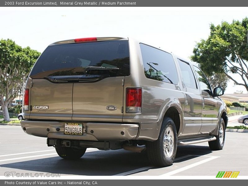 Mineral Grey Metallic / Medium Parchment 2003 Ford Excursion Limited