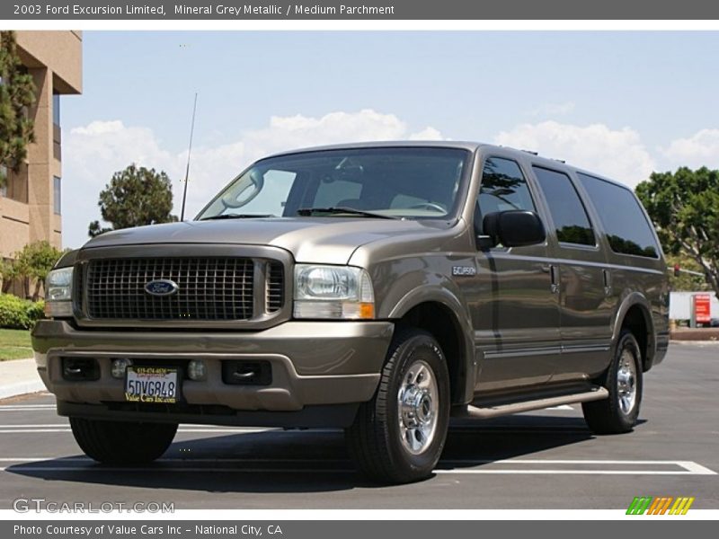 Mineral Grey Metallic / Medium Parchment 2003 Ford Excursion Limited