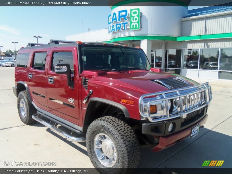 Red Metallic / Ebony Black 2005 Hummer H2 SUV
