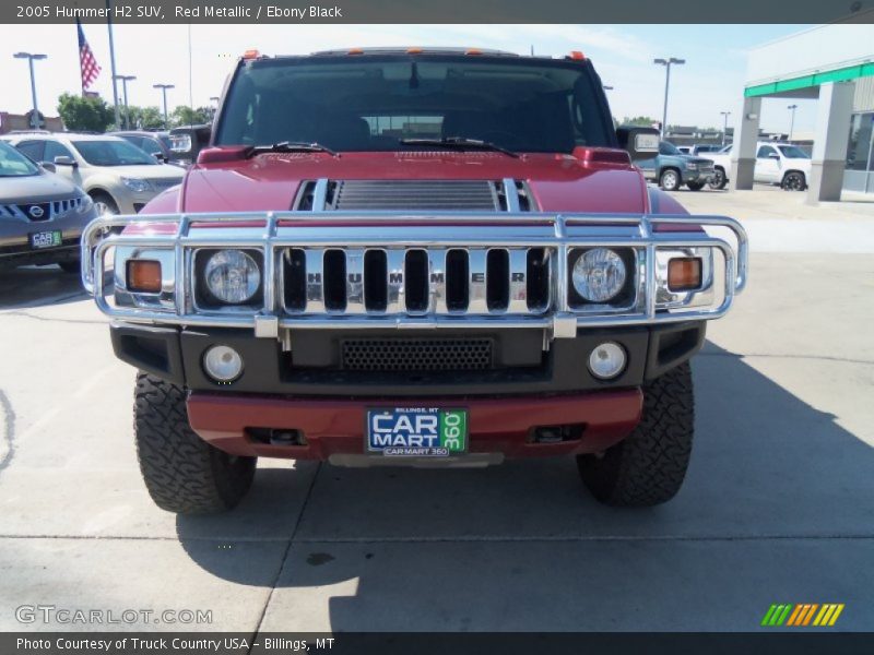 Red Metallic / Ebony Black 2005 Hummer H2 SUV