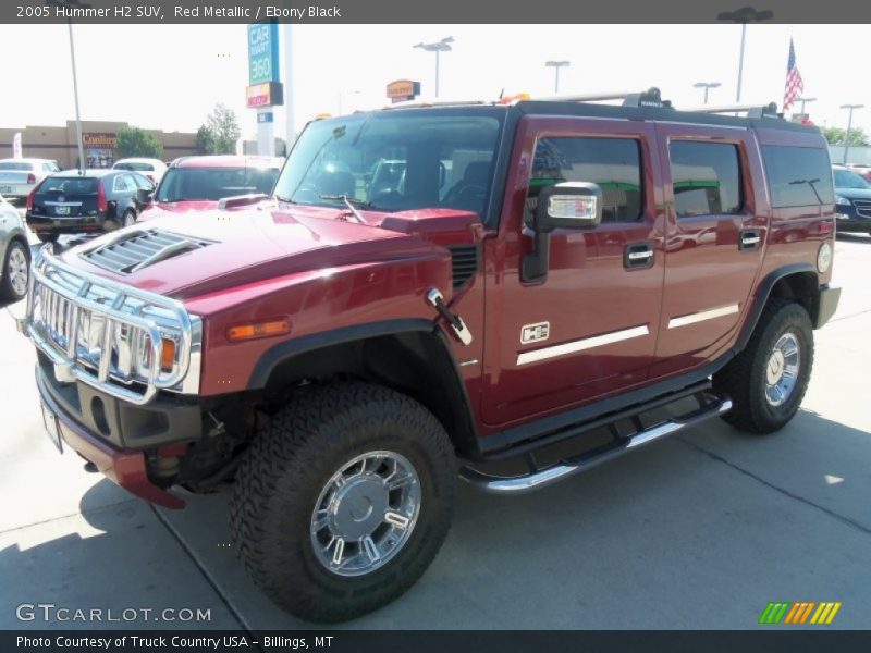 Red Metallic / Ebony Black 2005 Hummer H2 SUV