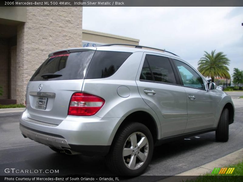 Iridium Silver Metallic / Black 2006 Mercedes-Benz ML 500 4Matic