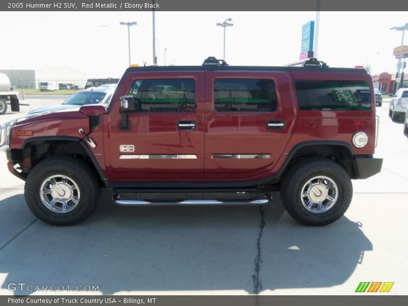 Red Metallic / Ebony Black 2005 Hummer H2 SUV