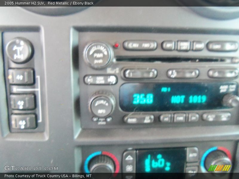 Red Metallic / Ebony Black 2005 Hummer H2 SUV