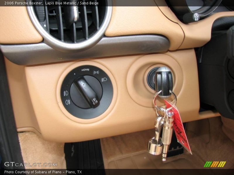 Lapis Blue Metallic / Sand Beige 2006 Porsche Boxster