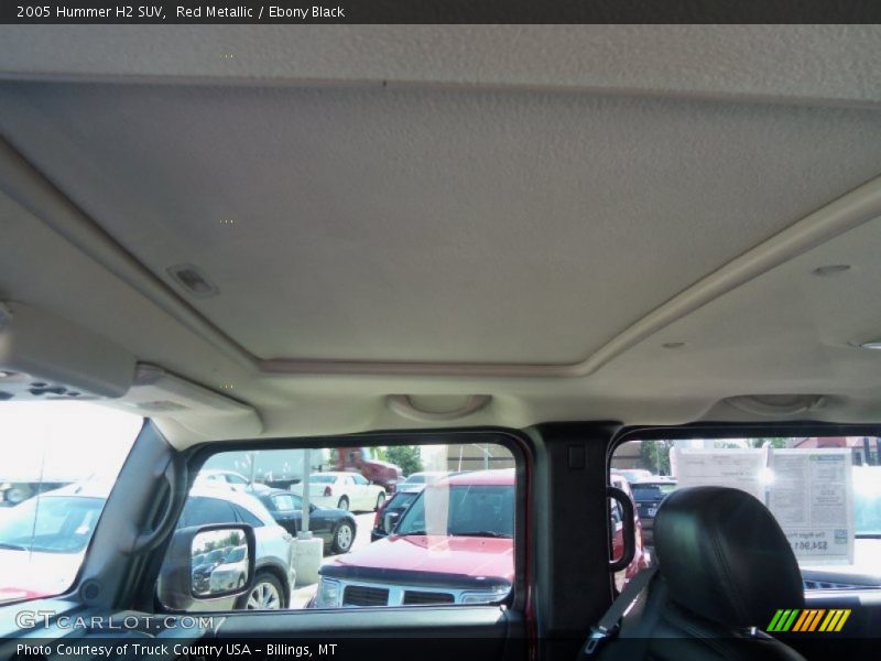 Red Metallic / Ebony Black 2005 Hummer H2 SUV