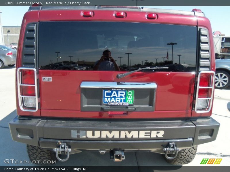 Red Metallic / Ebony Black 2005 Hummer H2 SUV