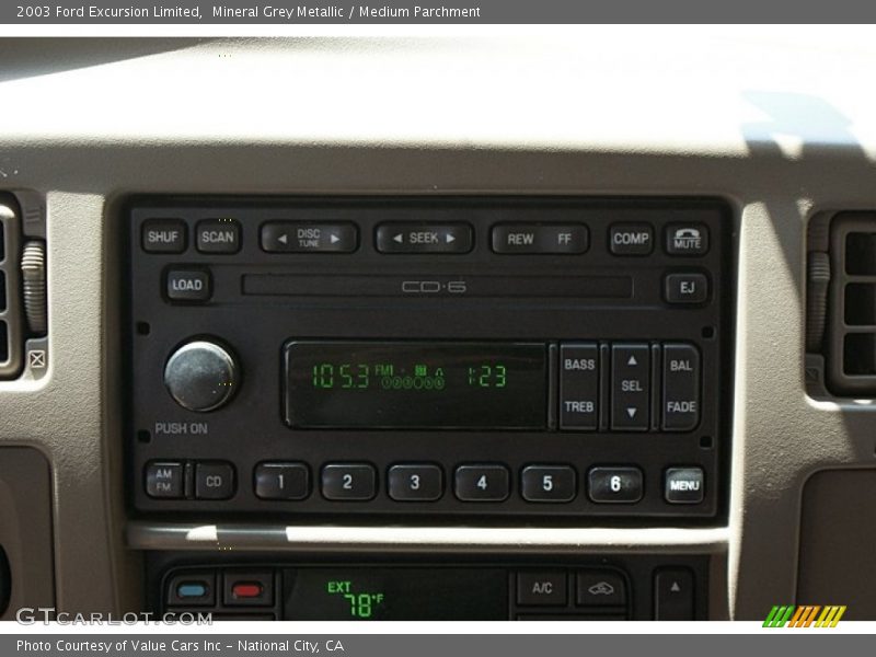 Audio System of 2003 Excursion Limited
