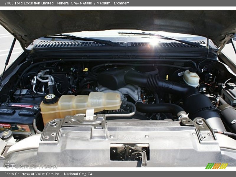 Mineral Grey Metallic / Medium Parchment 2003 Ford Excursion Limited