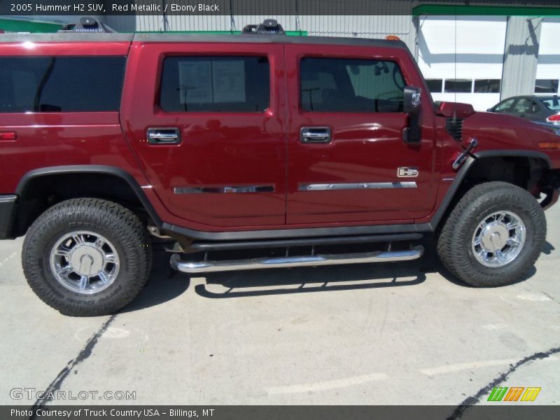 Red Metallic / Ebony Black 2005 Hummer H2 SUV