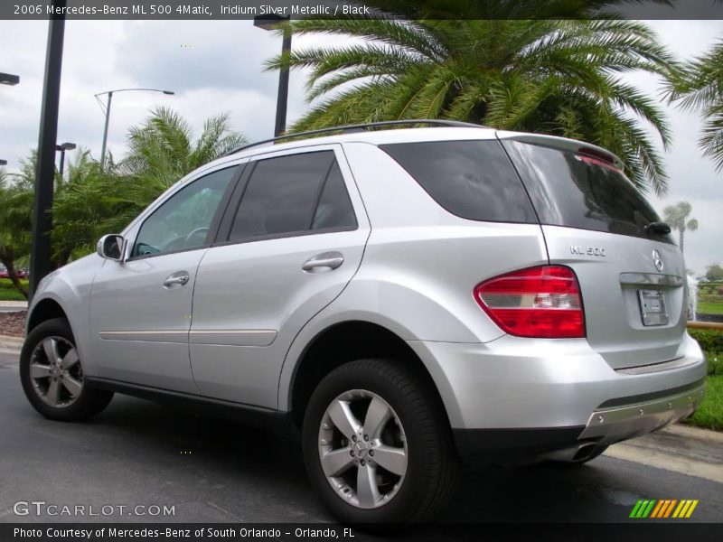 Iridium Silver Metallic / Black 2006 Mercedes-Benz ML 500 4Matic