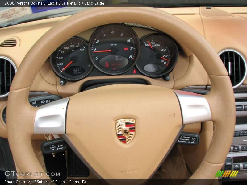 Lapis Blue Metallic / Sand Beige 2006 Porsche Boxster