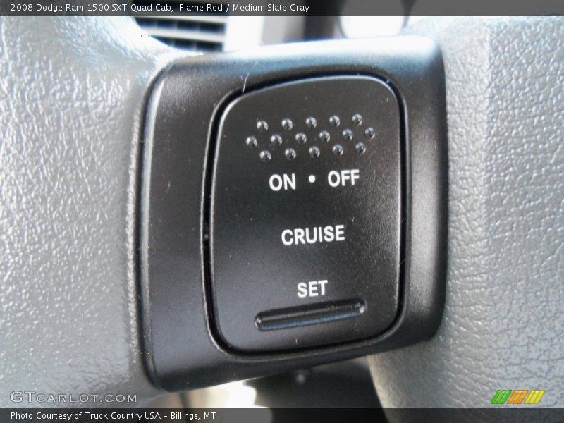 Flame Red / Medium Slate Gray 2008 Dodge Ram 1500 SXT Quad Cab