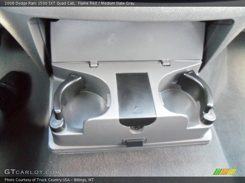 Flame Red / Medium Slate Gray 2008 Dodge Ram 1500 SXT Quad Cab