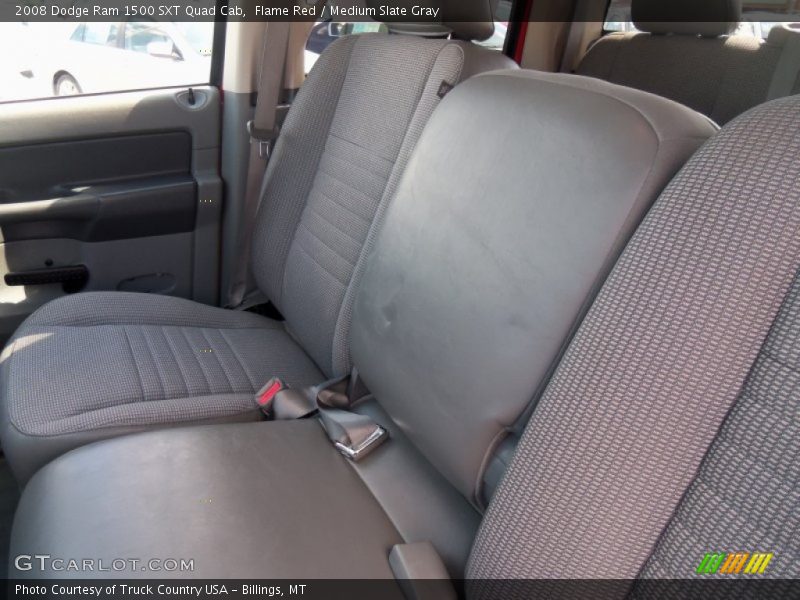 Flame Red / Medium Slate Gray 2008 Dodge Ram 1500 SXT Quad Cab