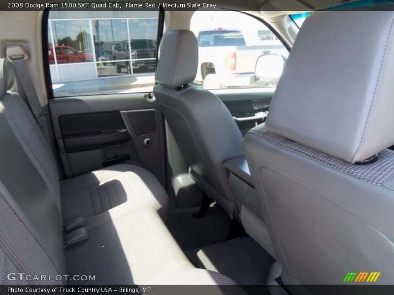 Flame Red / Medium Slate Gray 2008 Dodge Ram 1500 SXT Quad Cab
