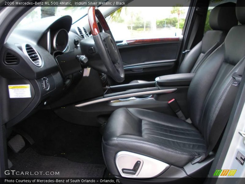 Iridium Silver Metallic / Black 2006 Mercedes-Benz ML 500 4Matic
